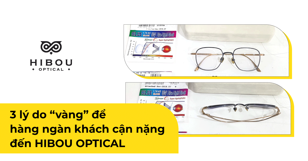 Độ dày của kính cận do những yếu tố nào quyết định? 