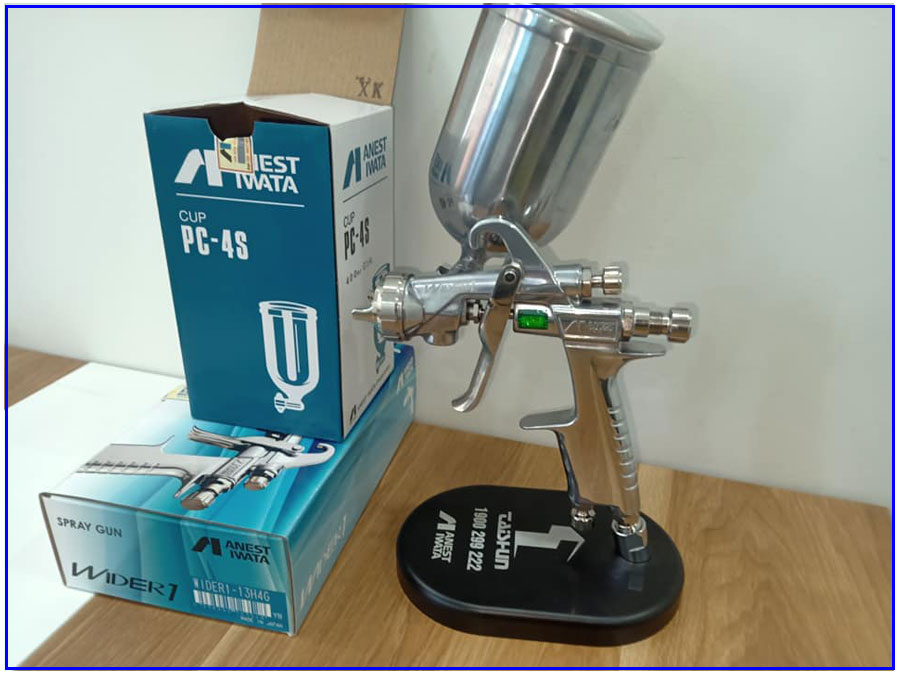 Súng phun sơn Wider1-13H4G Anest Iwata - model mới thay thế W101 