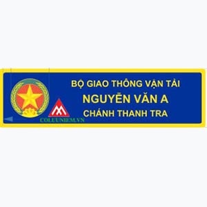 Biển tên, chức danh cài áo