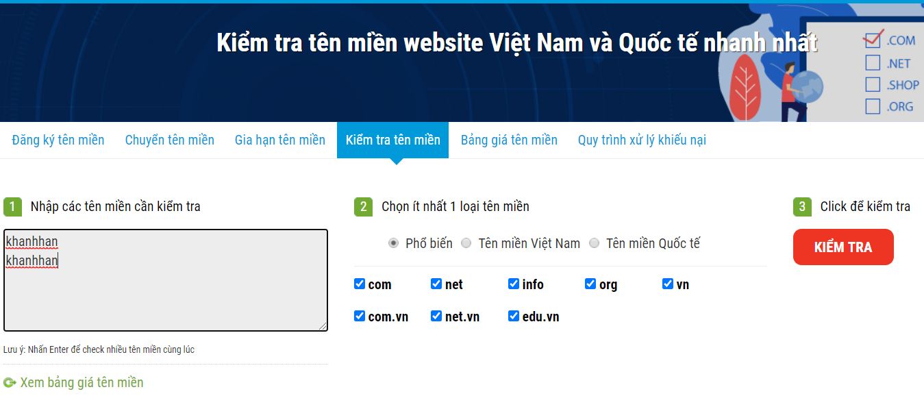 Cách kiểm tra tên miền chủ sở hữ tên miền
