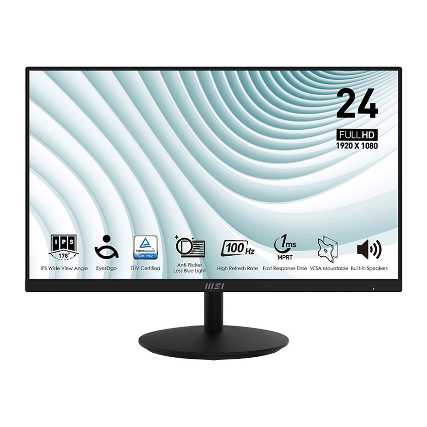 Màn hình MSI MP242A E2 (23.8 inch/FHD/IPS/120Hz/1ms/Loa)