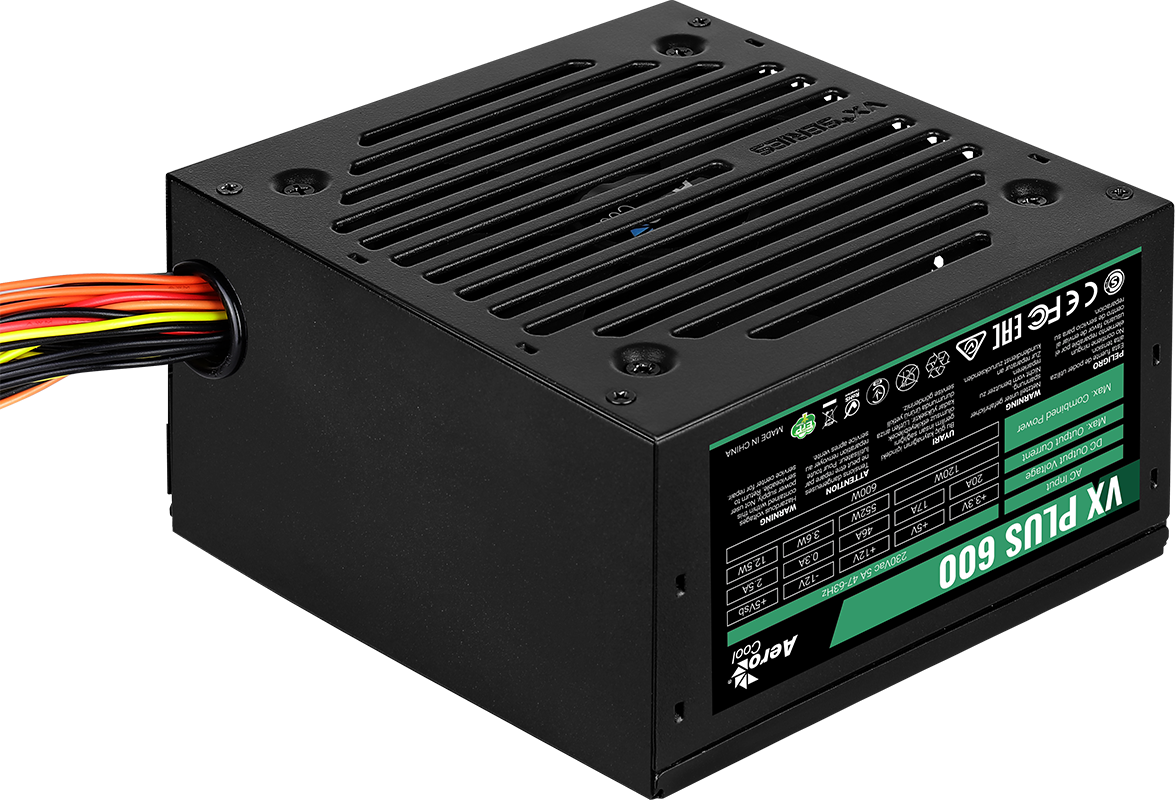 Nguồn máy tính AEROCOOL VX PLUS 600 230V N-PFC