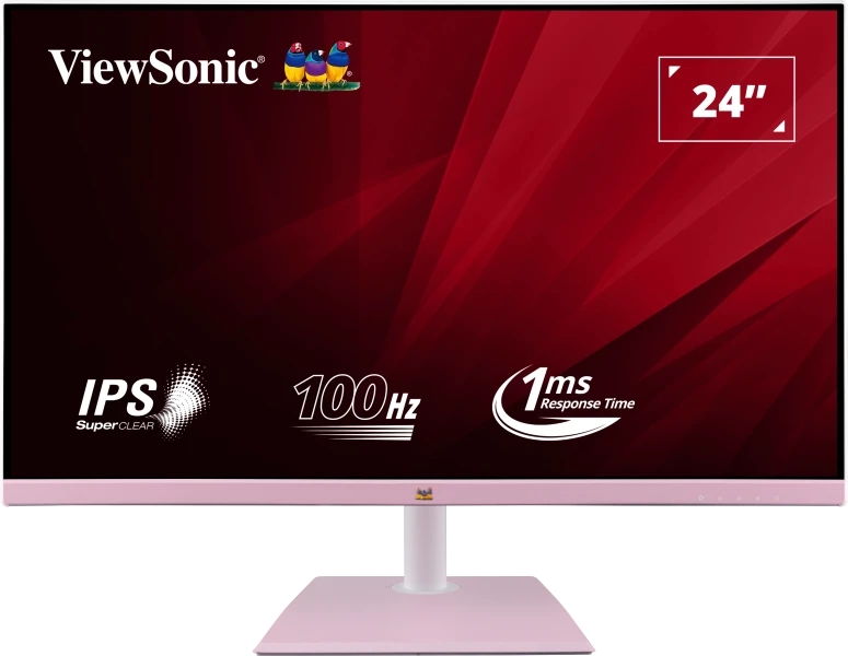 Màn hình Viewsonic VA2436-H-P-N (23.8 inch/FHD/IPS/100Hz/1ms/Pink)
