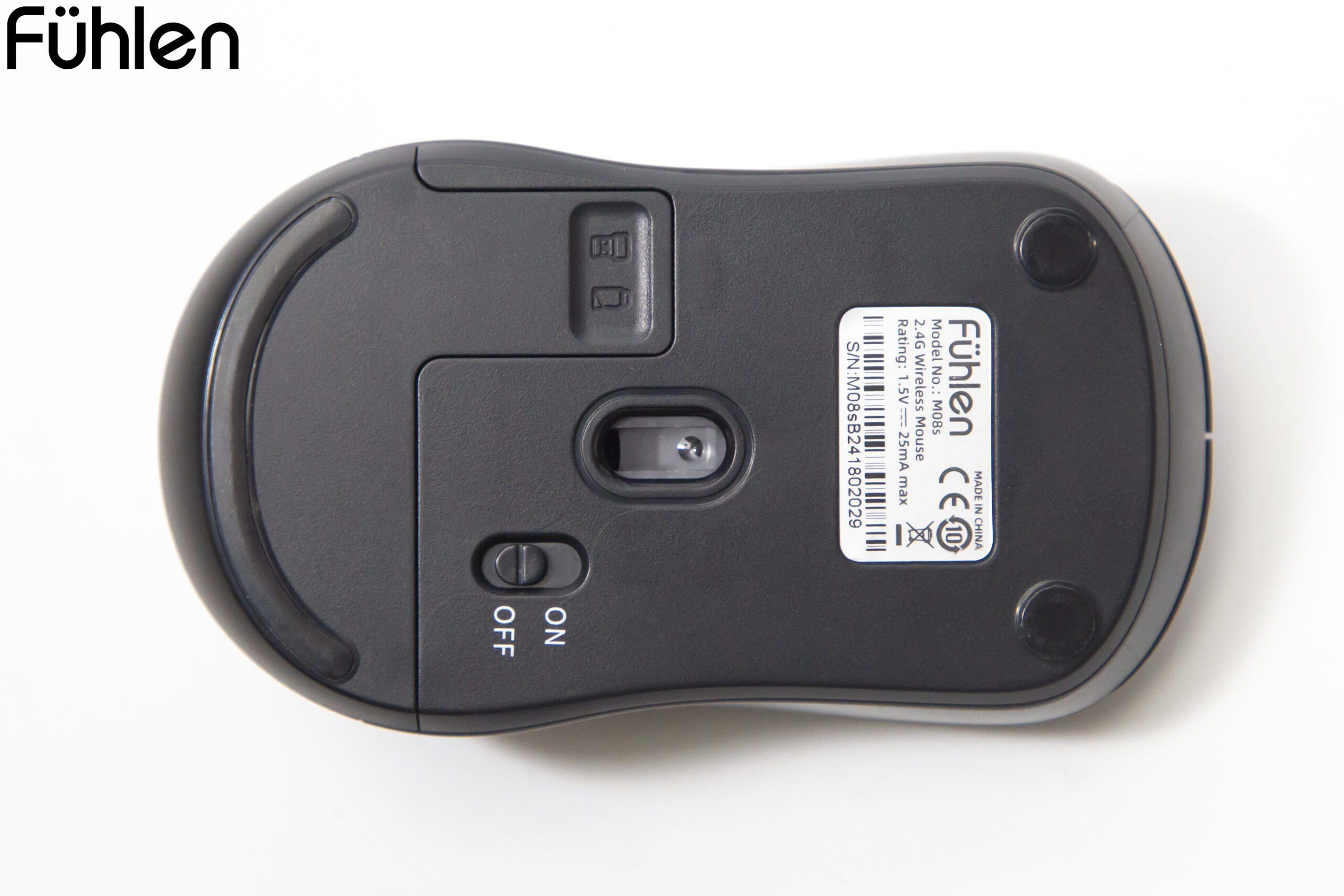 Chuột không dây Fuhlen M08S 9 Chuột không dây Fuhlen M08s - đen