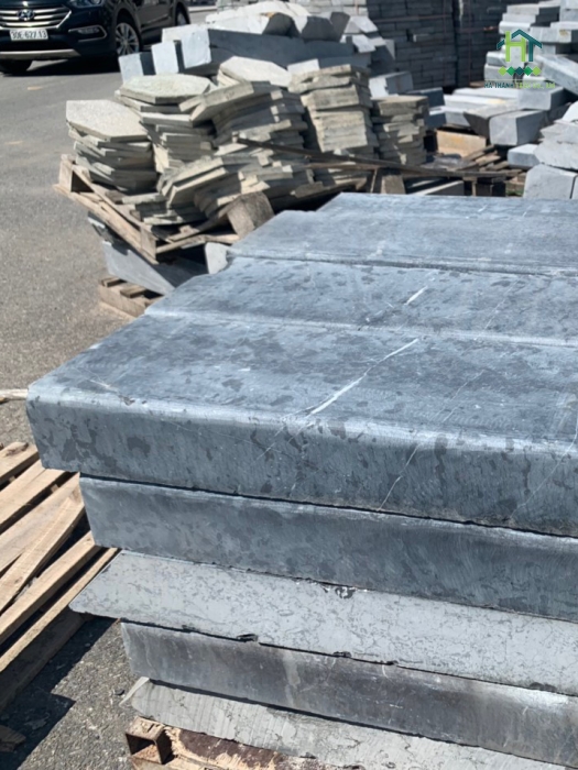 Đá bồn cây mài đen