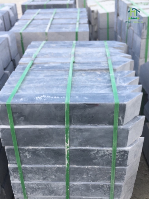 Đá bồn cây đen mài