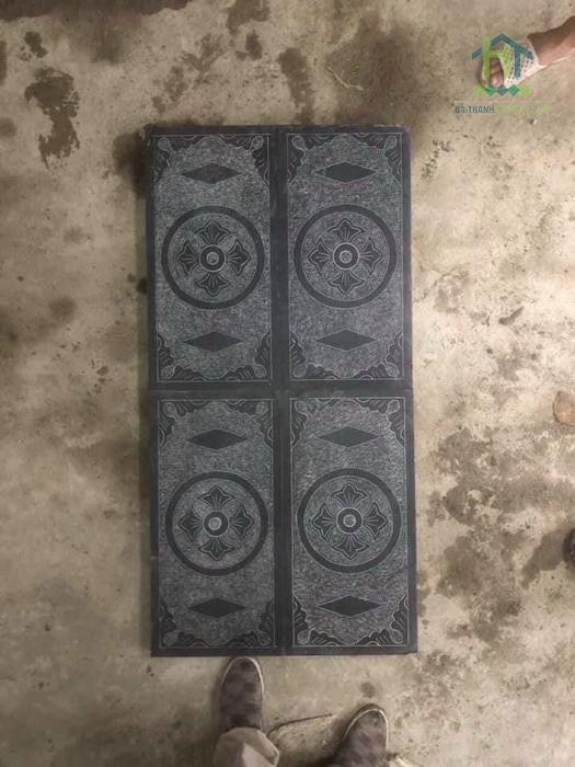 Đá đen băm hoạ tiết 1