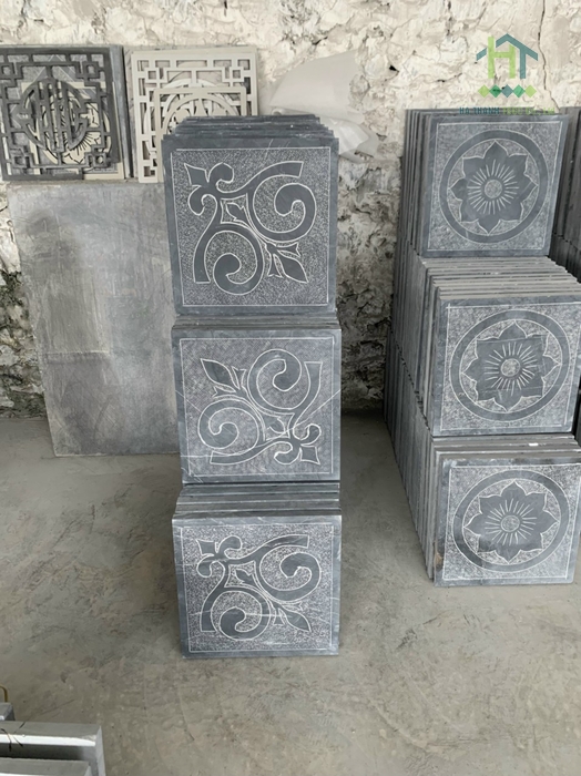 Đá đen băm hoạ tiết 2