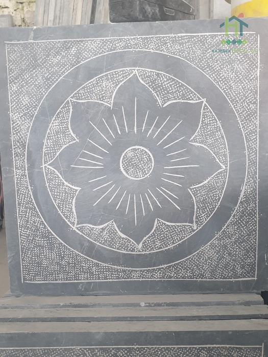 Đá đen băm họa tiết 3