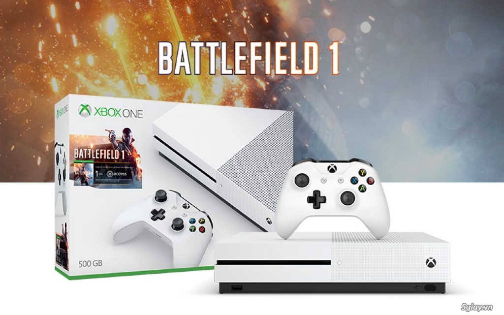 Xbox One S 4K 500GB Battlefield 1 Bundle