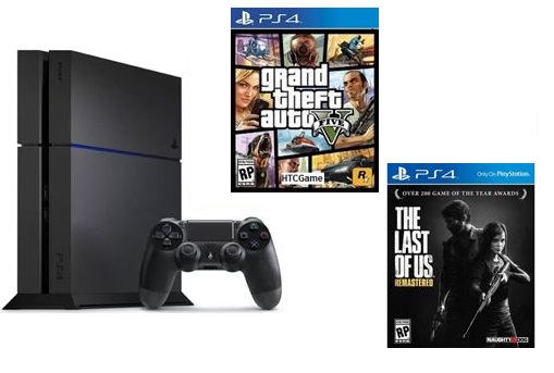 Sony PS4 CUH1200 GTA 5 & The LOUs 500G