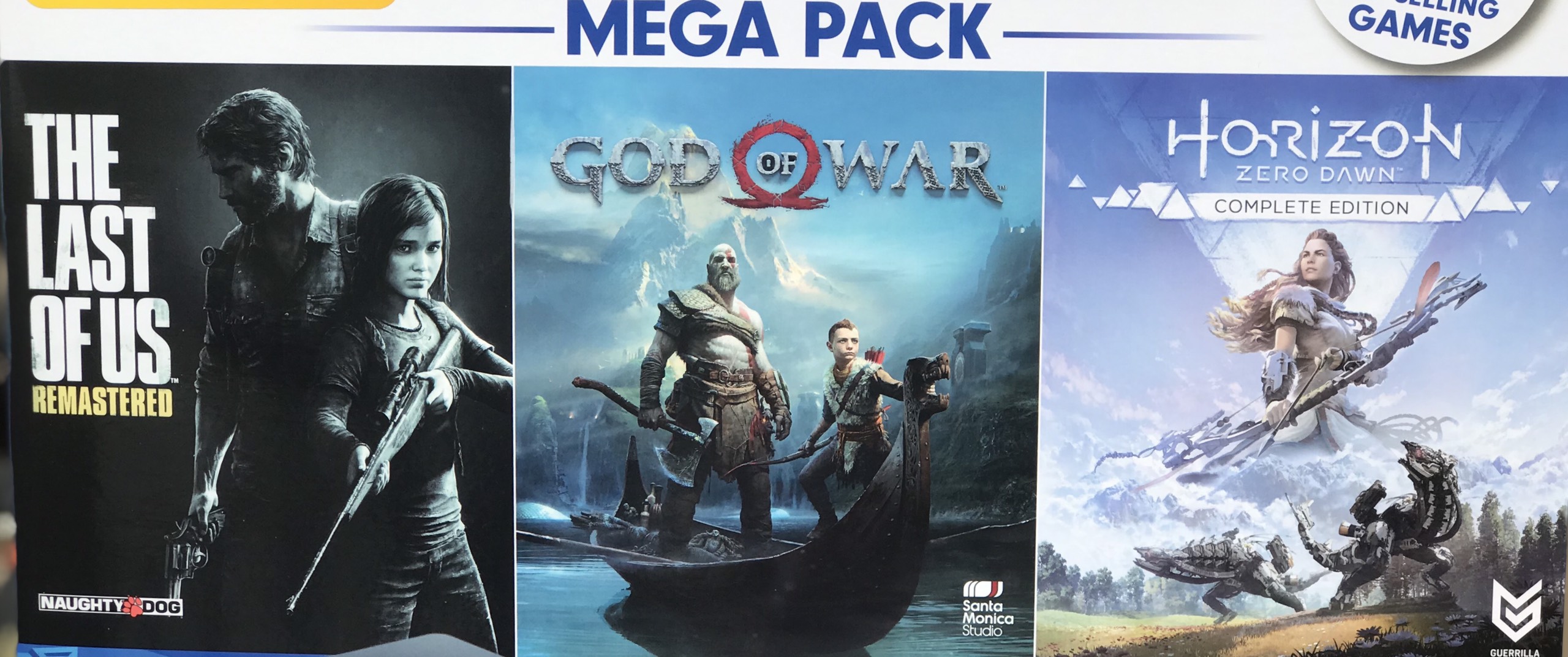 Combo 3 game God Of War 4 + Horizon CE + The Last Of Us