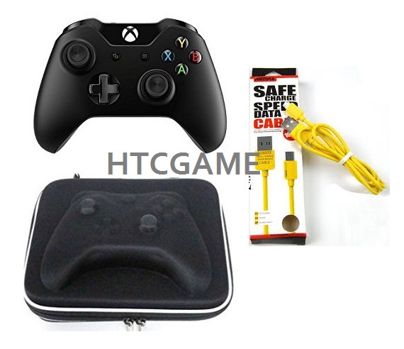 Bộ Tay cầm Xbox One jack 3.5mm + Dây USB Micro + Bao chống sốc bảo vệ