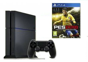 Máy PS4 500G Black + Đĩa PES 2016 (new 100%)