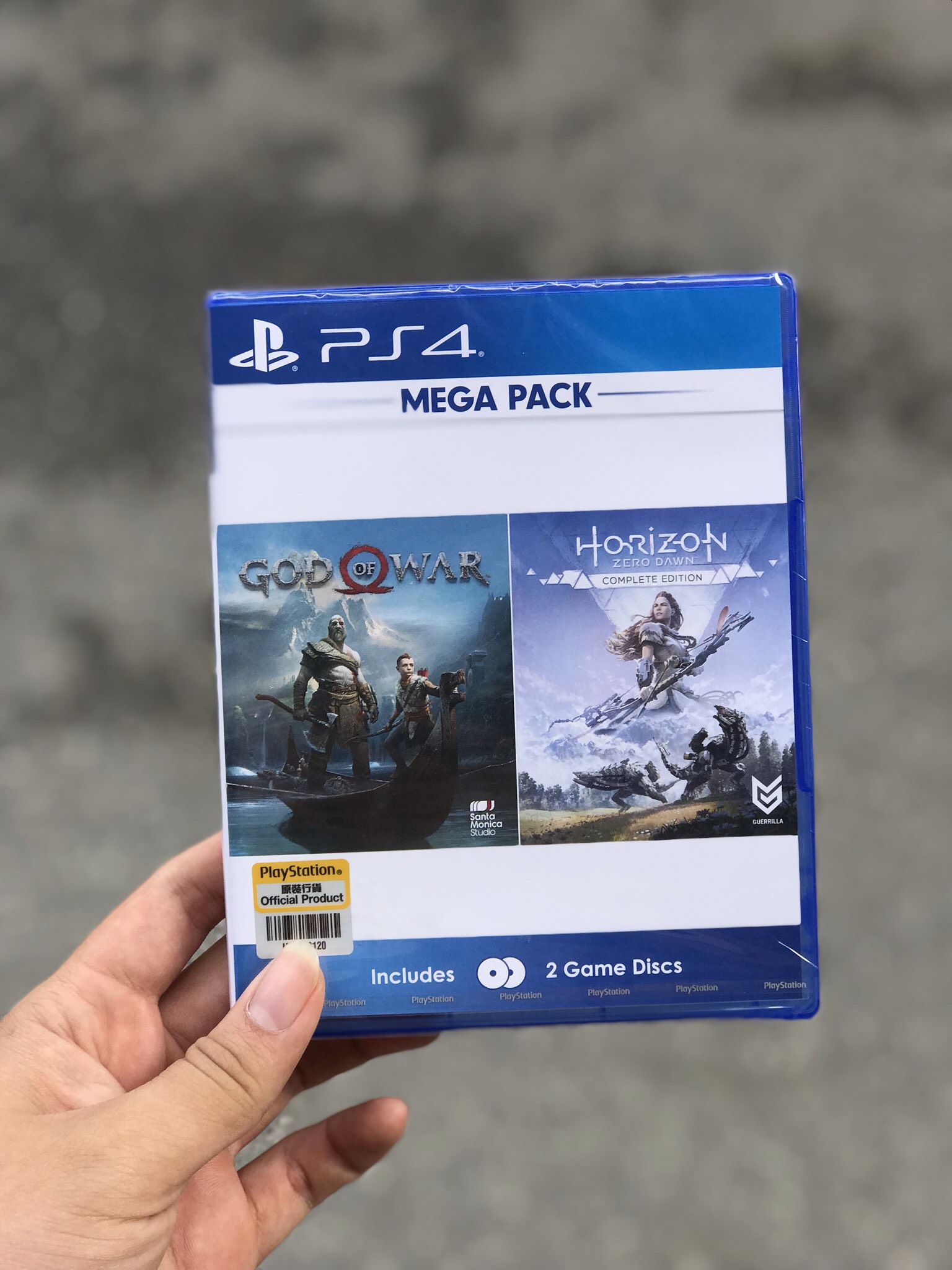 Bộ 2 đĩa game Mega Pack (God Of War + Horizon Zero Dawn Complete Edition) - Game PS4