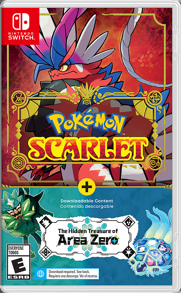 Pokemon Scarlet+DLC The Hidden Treasure of Area Zero-Game Nintendo Switch