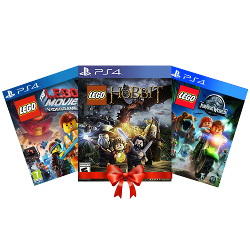 Combo Lego Game PS4 Collection ( Hobbit + Jurassic + Movie Video )