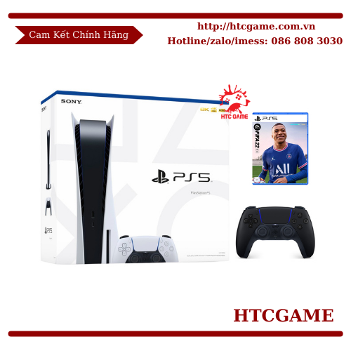 MÁY PS5 BẢN Ổ ĐĨA NK + 2 TAY CẦM + GAME FIFA 22