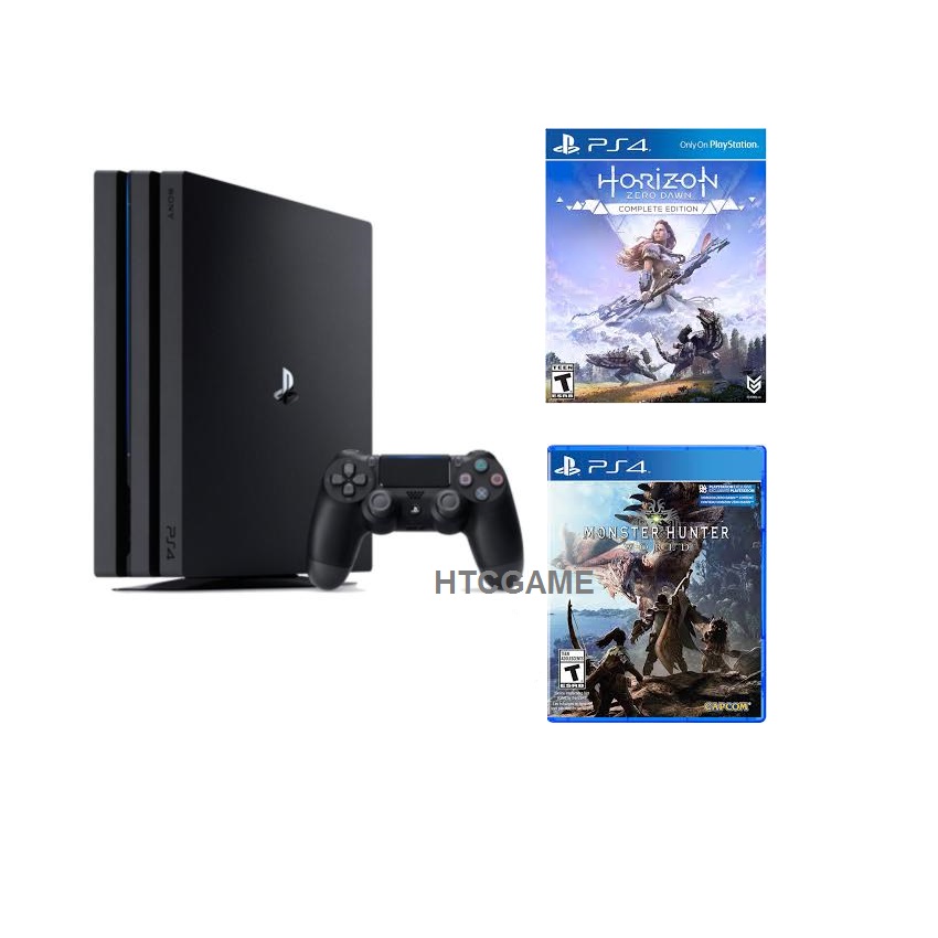 Sony PS4 PRO 4K 1TB + đĩa MHW và Horizon CE