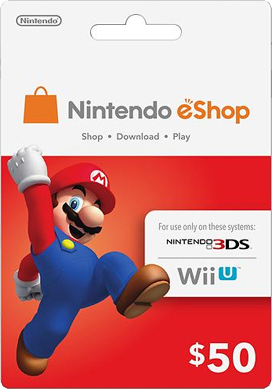 Thẻ Nintendo eShop Card 50$