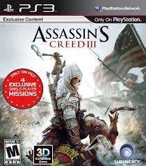 Assassin's Creed III game ps3