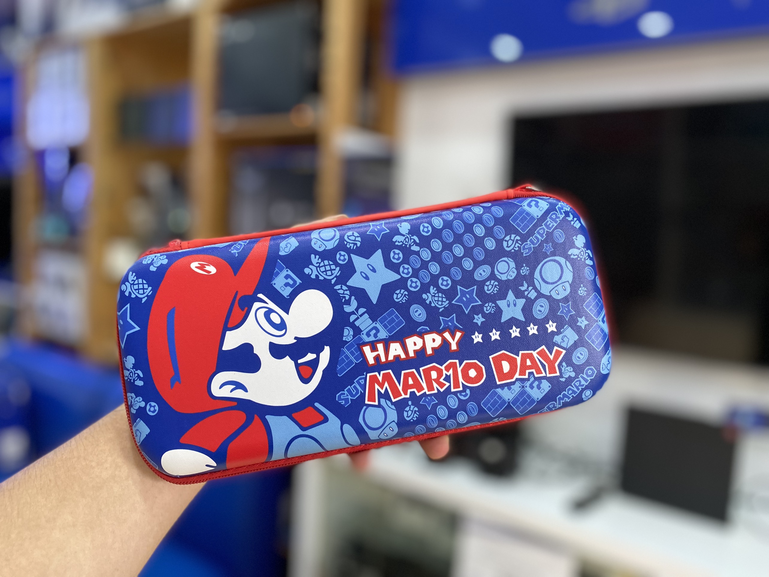Bao đựng máy Nintendo Switch V1 / V2 / OLED Happy Mario Day