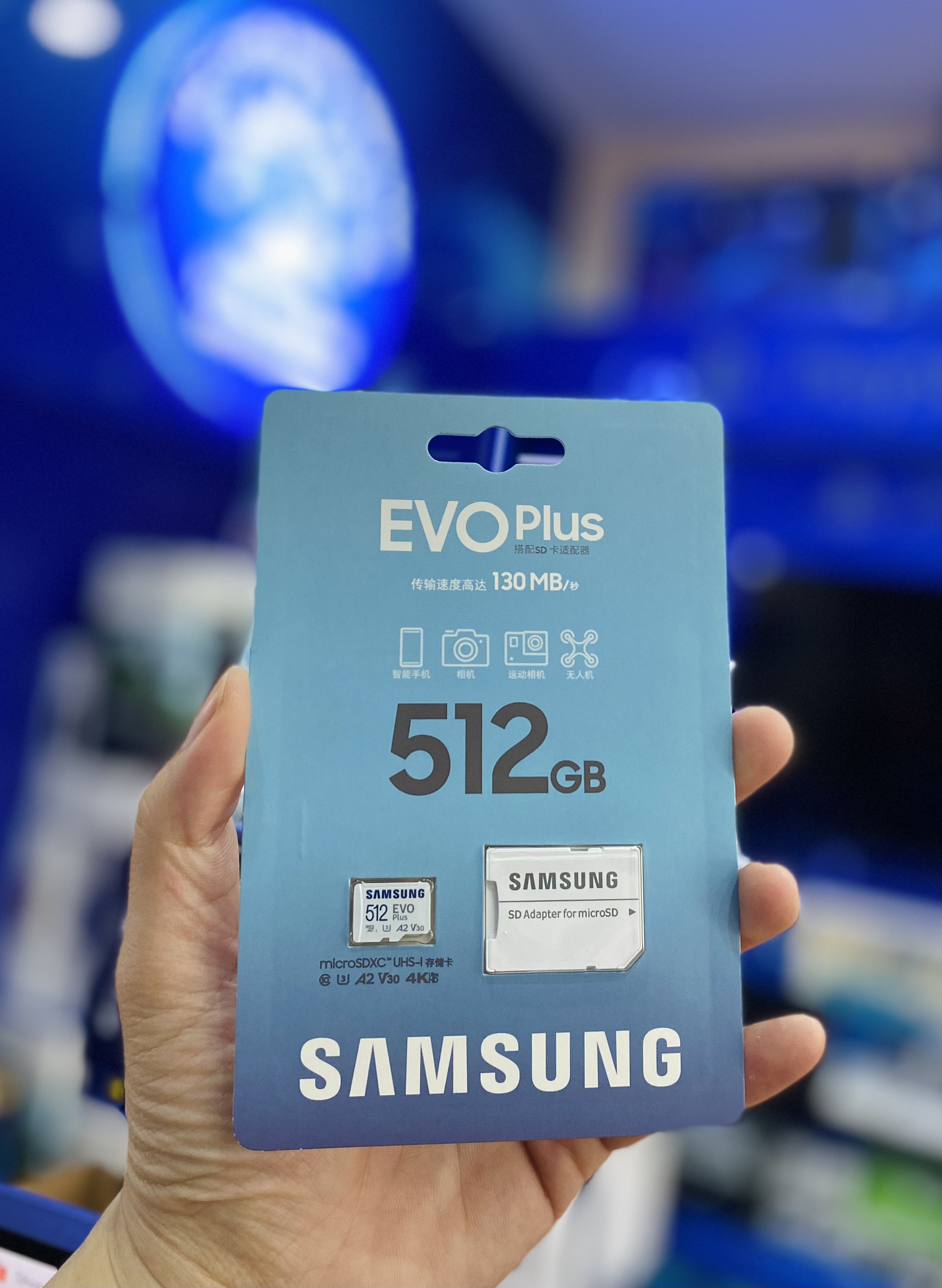 Thẻ nhớ Samsung Evo Plus SD 512G