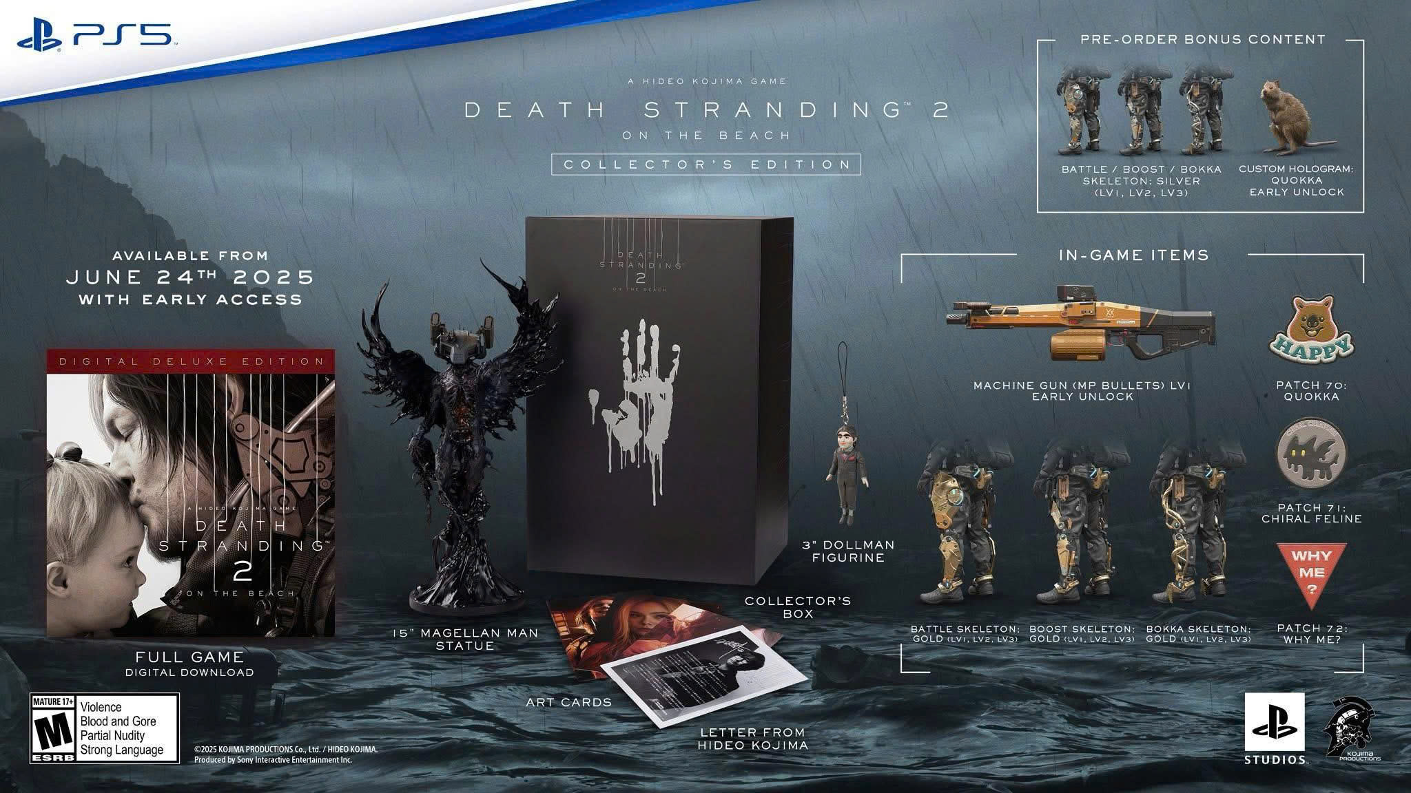 DEATH STRANDING 2 ON THE BEACH COLLECTOR'S EDITION PS5