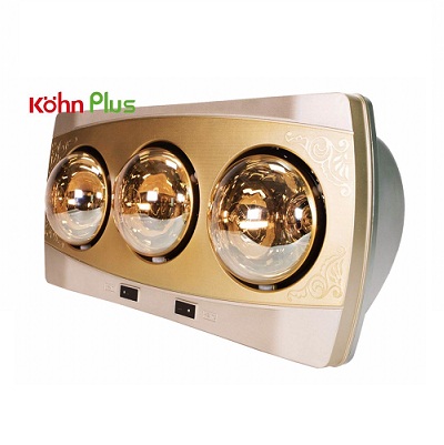 ĐÈN SƯỞI NHÀ TẮM BRAUN KOHN KF03G 3 bóng