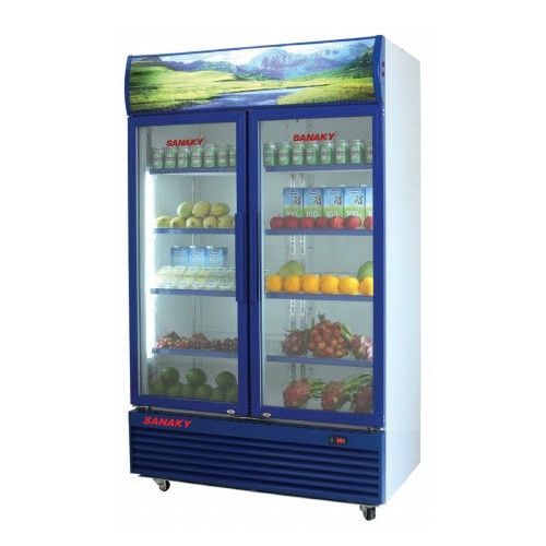 TỦ MÁT SANAKY VH - 1009HP 2 CÁNH KÍNH MỞ HAI BÊN