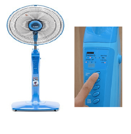 dientutrongtin.vn QUẠT LỬNG MITSUBISHI R18-GS MÀU XANH