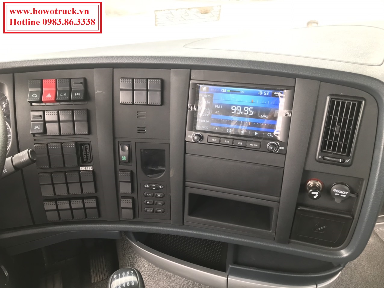 XE TẢI THÙNG HOWO 5 CHÂN 340HP CABIN A7 MỚI NHẤT