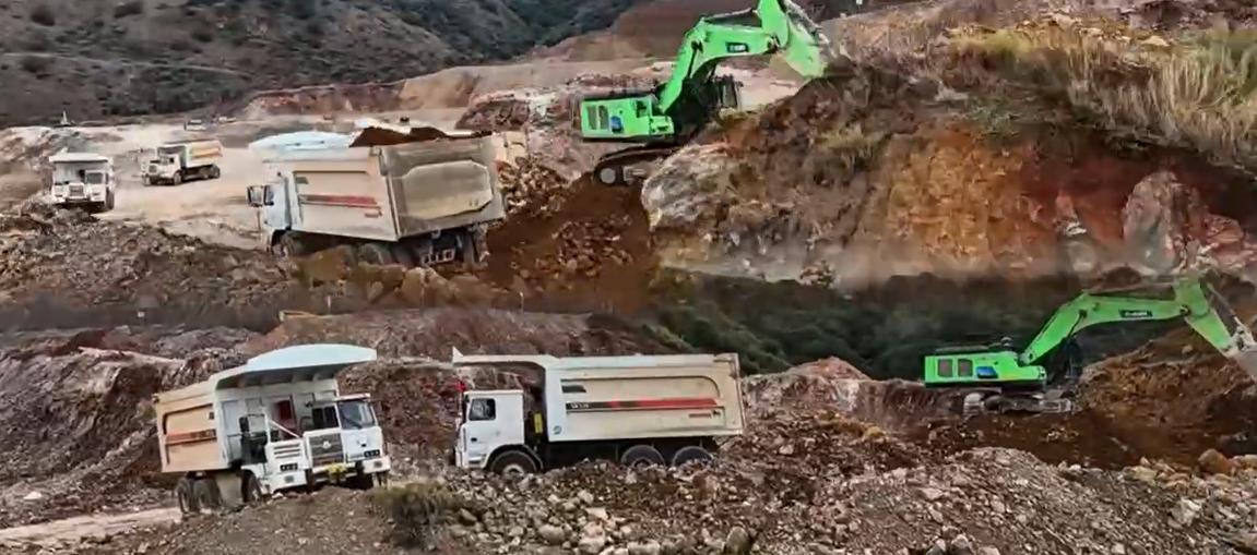 XE BEN MỎ HOWO CHẠY ĐIỆN