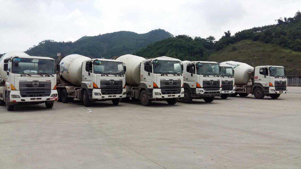XE TRỘN HINO CŨ, XE BƠM BÊ TÔNG CŨ