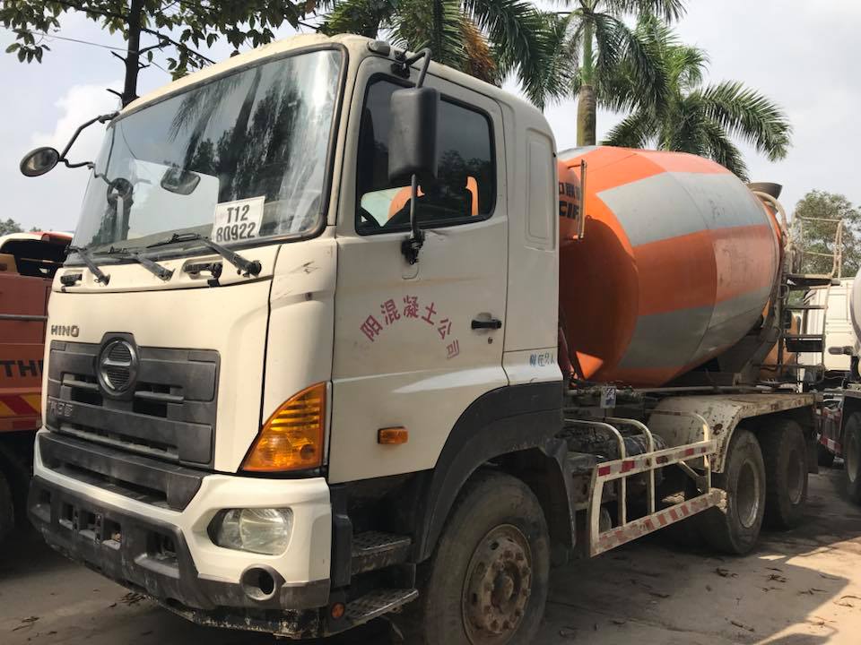 XE TRỘN HINO CŨ, XE BƠM BÊ TÔNG CŨ