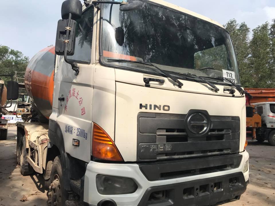 XE TRỘN HINO CŨ, XE BƠM BÊ TÔNG CŨ