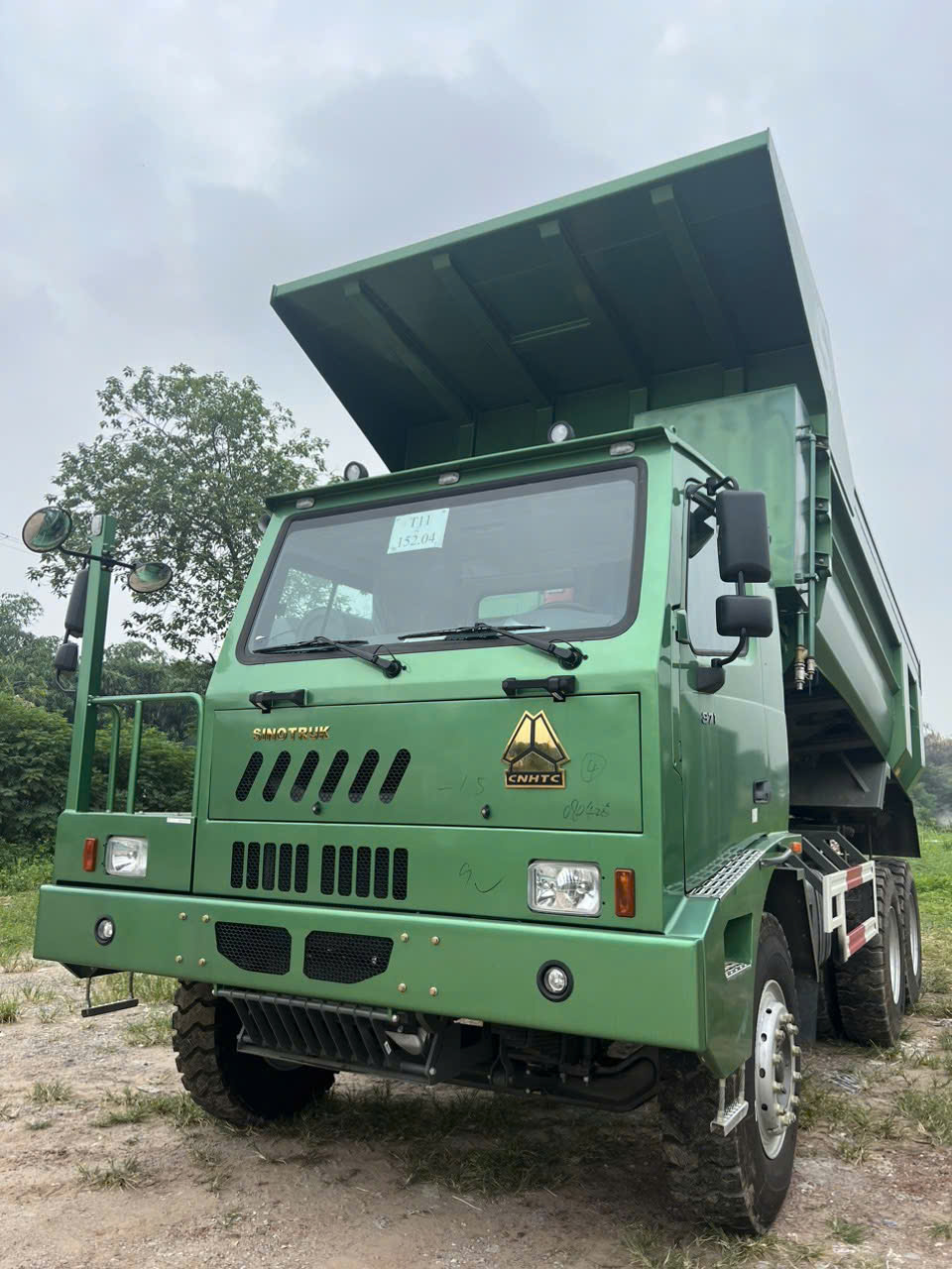 XE BEN HOWO BÁ VƯƠNG CHẠY MỎ 70 TẤN 371HP EURO 2