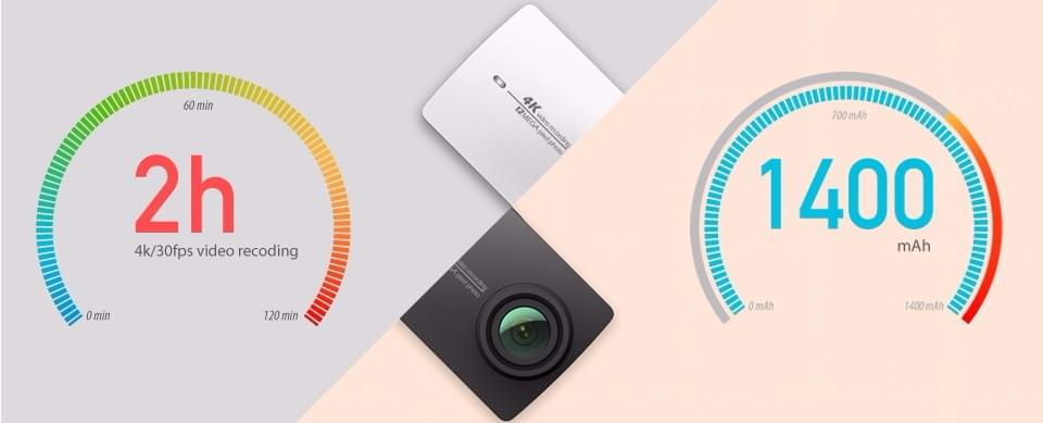 Camera hành trình Xe máy Xiaomi Yi Action 2 4K (US Edition) Night Blac - 7