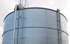 Bể chứa CST nhập khẩu sử dụng tấm vật liệu thép mạ kẽm 105M3 Bể chứa CST nhập khẩu sử dụng tấm vật liệu thép mạ kẽm 105M3