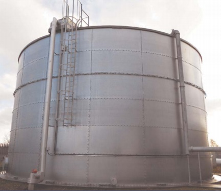 Bể chứa CST nhập khẩu sử dụng tấm vật liệu thép mạ kẽm 310M3 Bể chứa CST nhập khẩu sử dụng tấm vật liệu thép mạ kẽm 310M3