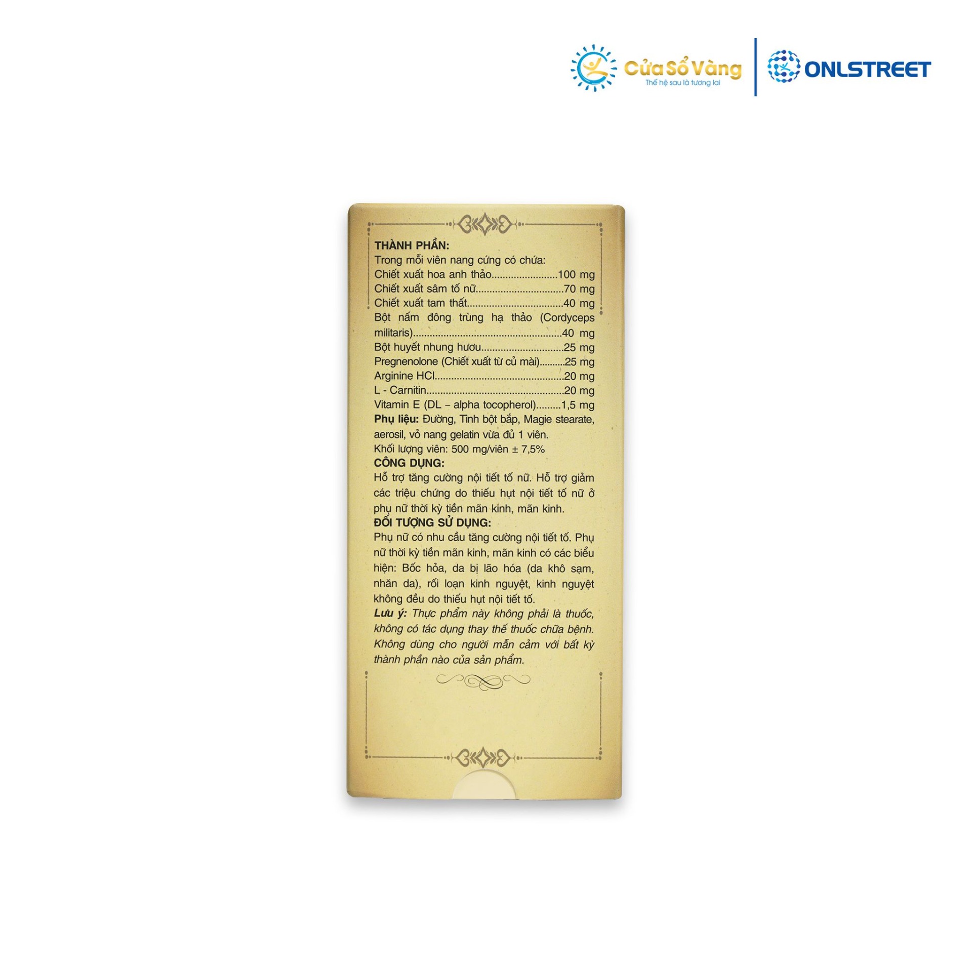 TPCN CHARM FOR HER – HỖ TRỢ TĂNG SINH LÝ NỮ