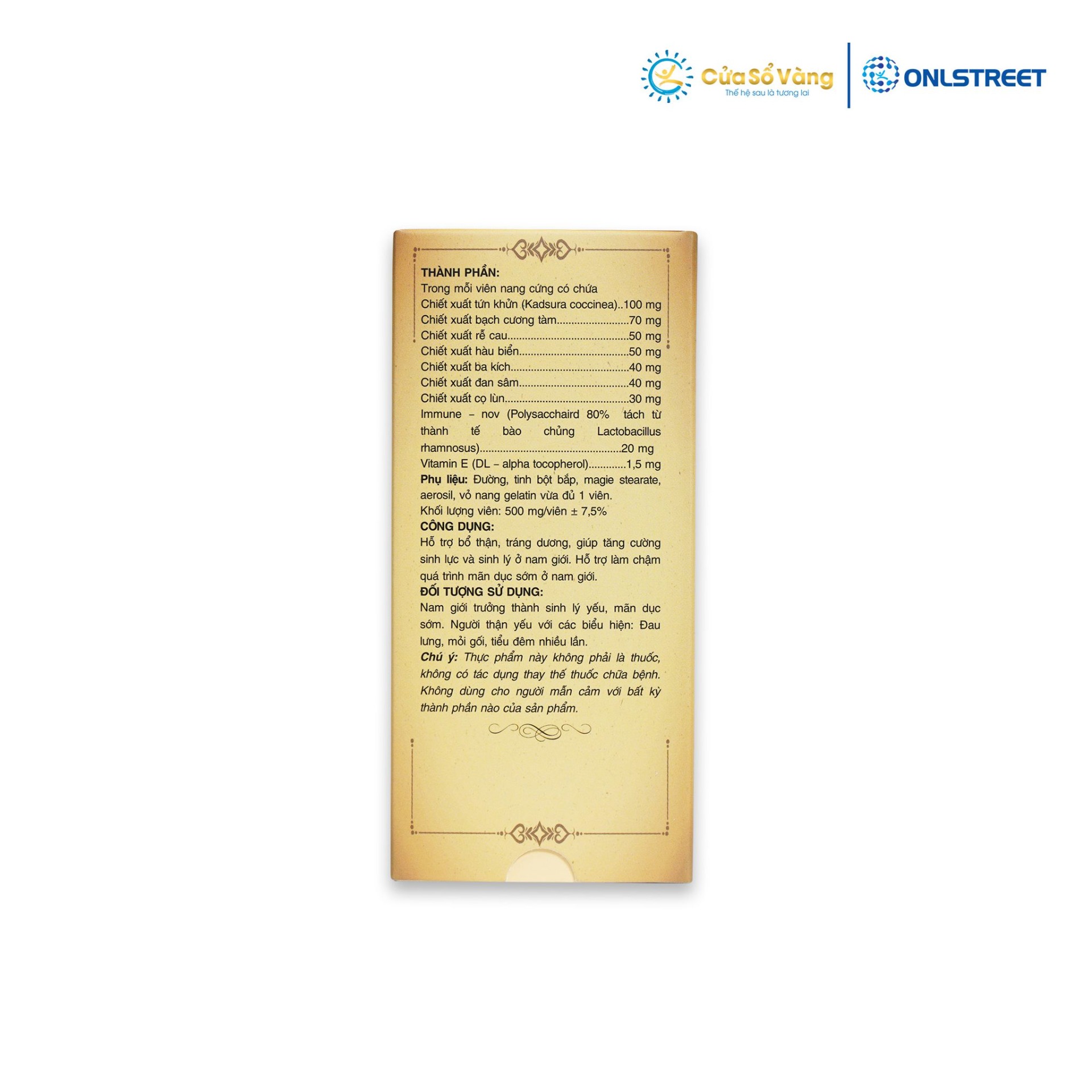 TPCN LIB FOR HIM – HỖ TRỢ TĂNG SINH LÝ NAM GIỚI