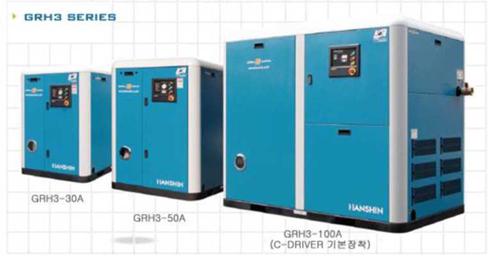 Hanshin air compressor without oil