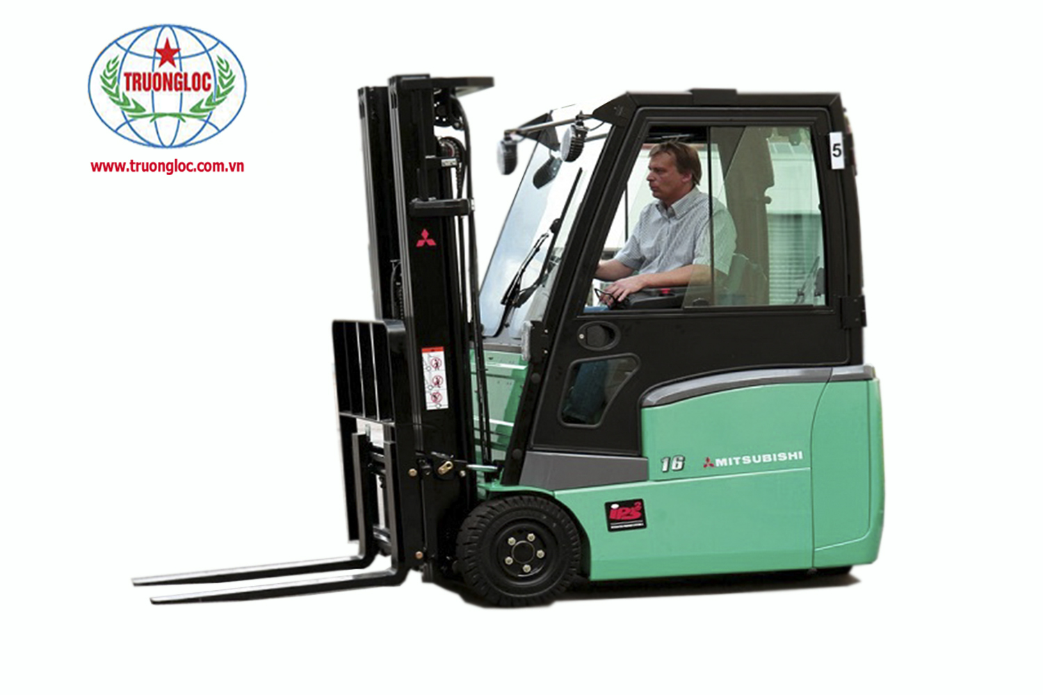 MITSUBISHI ELECTRIC FORKLIFT 3-WHEEL DRIVE SITTING
