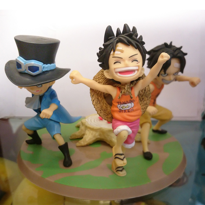 Bộ mô hình One Piece thời thơ ấu Sabo Ace Luffy Zoro Sanji giá rẻ   khomohinhcom  Kho Mô Hình