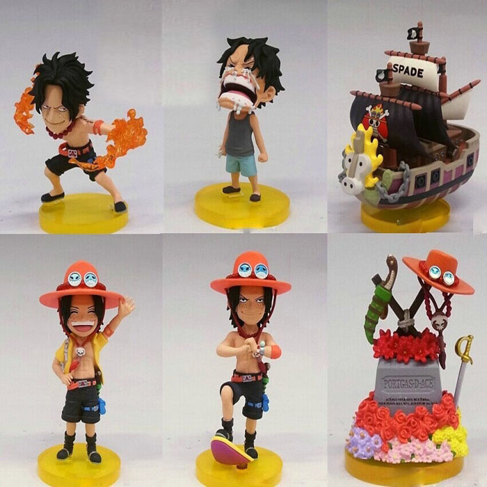 Bộ mô hình Ace - Luffy Chibi One Piece OP01040 sẽ khiến bạn thích thú với thiết kế nhỏ gọn, xinh xắn. Hãy đặt nó lên kệ của bạn và đợi chờ sự xuất hiện của những fan của One Piece thôi!