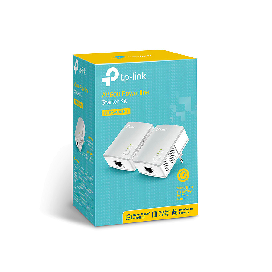 TP-Link TL-PA4010KIT - Bộ Chuyển Đổi Ethernet Powerline Nano AV600