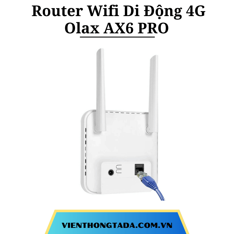Olax AX6 Pro | Router Wifi Di Động 4G | Tốc độ WiFi 300 Mbps, Băng tần 2.4GHz, Pin dự phòng 4000mAh | Bảo hành 12 tháng (tada việt nam)