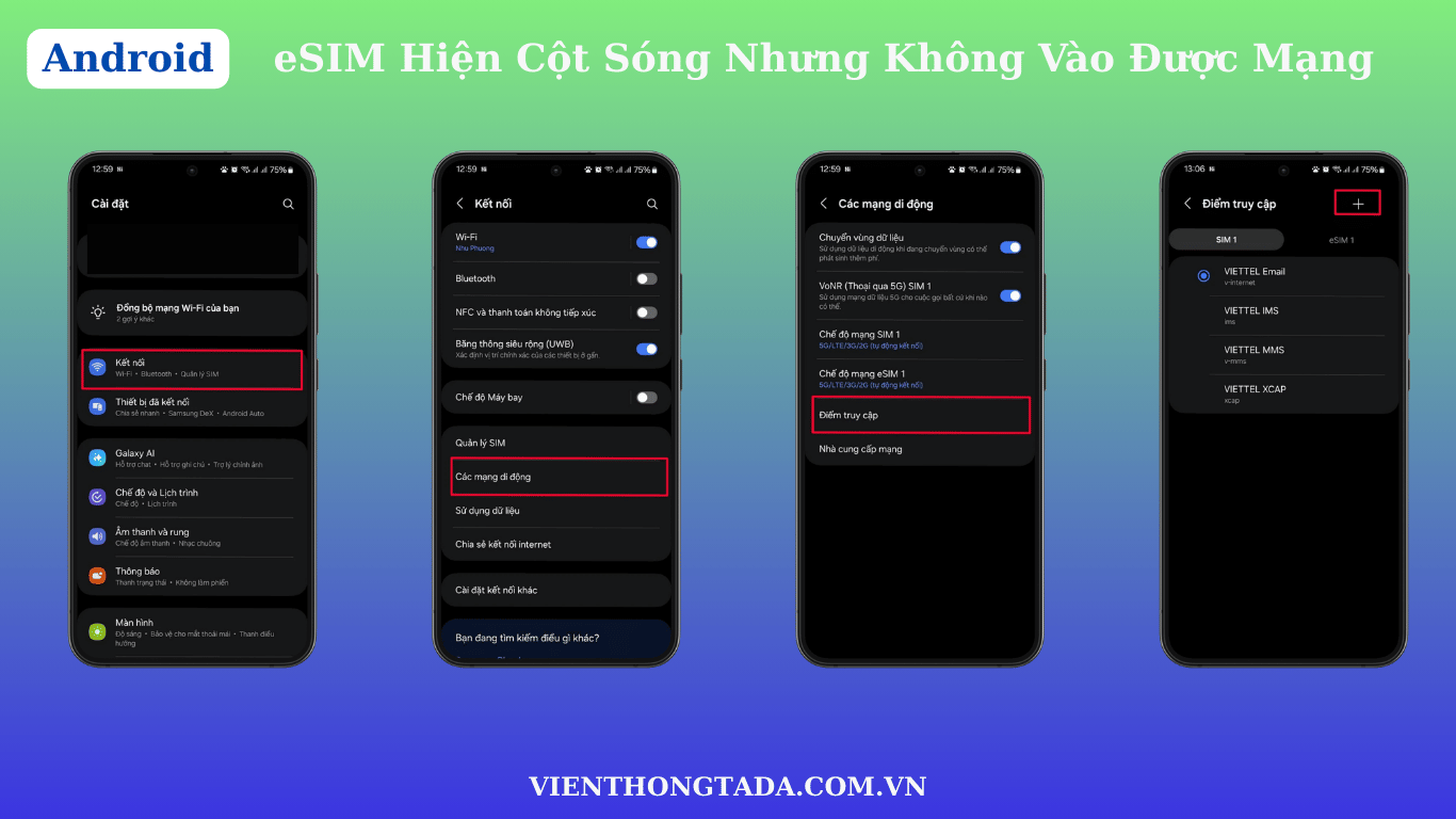 Các Lỗi Thường Gặp Khi Cài Đặt eSIM Và Cách Giải Quyết