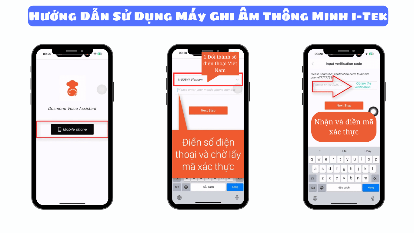 HƯỚNG DẪN SỬ DỤNG MÁY GHI ÂM THÔNG MINH ITEK - TADA VIỆT NAM
